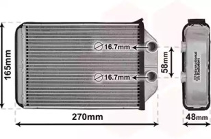 Теплообменник VAN WEZEL 03006393