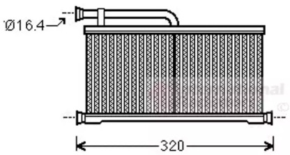 Теплообменник VAN WEZEL 03006397