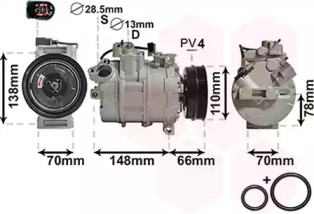 Компрессор VAN WEZEL 0300K226