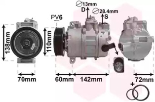 Компрессор VAN WEZEL 0300K344