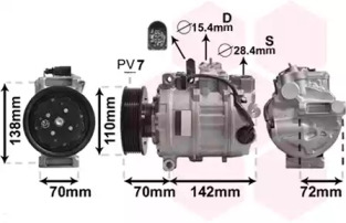 Компрессор VAN WEZEL 0300K381