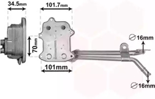 Теплообменник VAN WEZEL 03013702