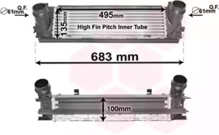 Интеркулер VAN WEZEL 06004467