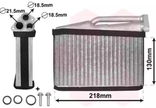 Теплообменник VAN WEZEL 06006541