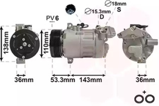 Компрессор VAN WEZEL 0600K321