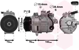 Компрессор VAN WEZEL 0600K486