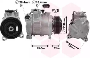 Компрессор VAN WEZEL 0600K492