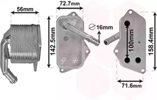 Теплообменник VAN WEZEL 06013701