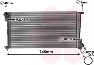 Теплообменник VAN WEZEL 09002153