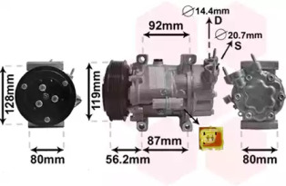 Компрессор VAN WEZEL 0900K214