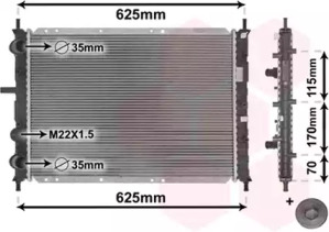 Теплообменник VAN WEZEL 17002188