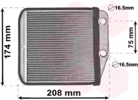 Теплообменник VAN WEZEL 17006416