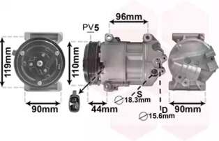 Компрессор VAN WEZEL 1700K407