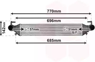Интеркулер VAN WEZEL 17014702