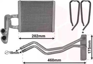 Теплообменник VAN WEZEL 18006455