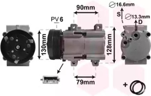 Компрессор VAN WEZEL 1800K284