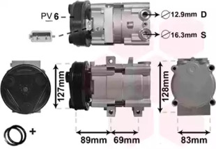 Компрессор VAN WEZEL 1800K322