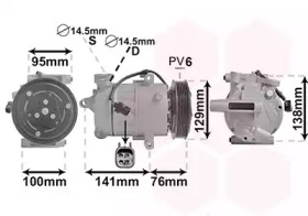 Компрессор VAN WEZEL 1800K417