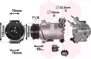 Компрессор VAN WEZEL 1800K586