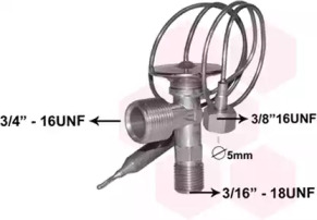 Расширительный клапан, кондиционер VAN WEZEL 25001271