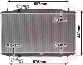 Теплообменник VAN WEZEL 25002303