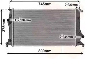 Теплообменник VAN WEZEL 27002183