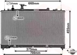 Теплообменник VAN WEZEL 27002228