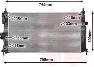 Теплообменник VAN WEZEL 27002254