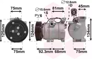 Компрессор VAN WEZEL 2700K219