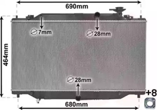 Теплообменник VAN WEZEL 27012701