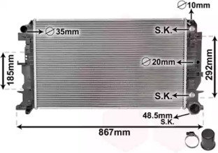 Теплообменник VAN WEZEL 30002403