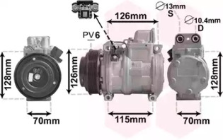 Компрессор VAN WEZEL 3000K087