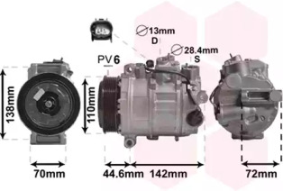 Компрессор VAN WEZEL 3000K611