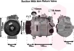 Компрессор VAN WEZEL 3000K638