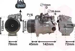 Компрессор VAN WEZEL 3000K683