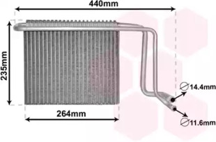 Испаритель VAN WEZEL 3000V563