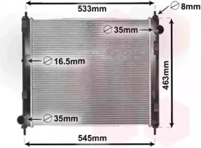 Теплообменник VAN WEZEL 33002385