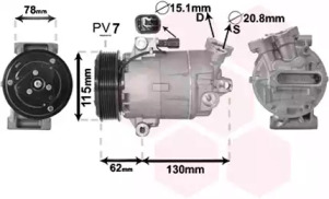 Компрессор VAN WEZEL 3300K386