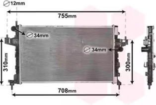 Теплообменник VAN WEZEL 37002380