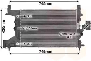 Теплообменник VAN WEZEL 37002545