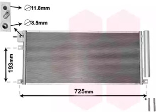 Конденсатор VAN WEZEL 37005634