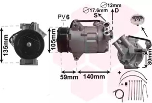 Компрессор VAN WEZEL 3700K437