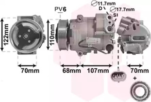 Компрессор VAN WEZEL 3700K594