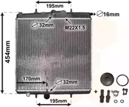 Теплообменник VAN WEZEL 40002188