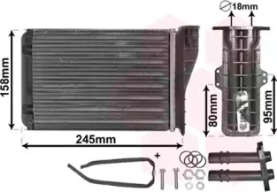 Теплообменник VAN WEZEL 43006249