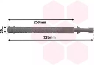 Осушитель, кондиционер VAN WEZEL 4900D043