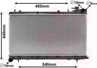 Теплообменник VAN WEZEL 51002103