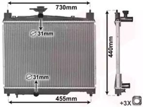 Теплообменник VAN WEZEL 53002251