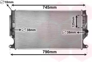 Теплообменник VAN WEZEL 53002704