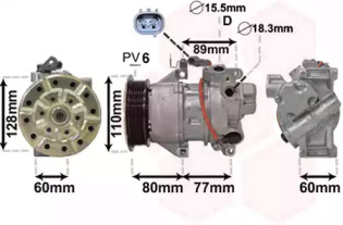 Компрессор VAN WEZEL 5300K626